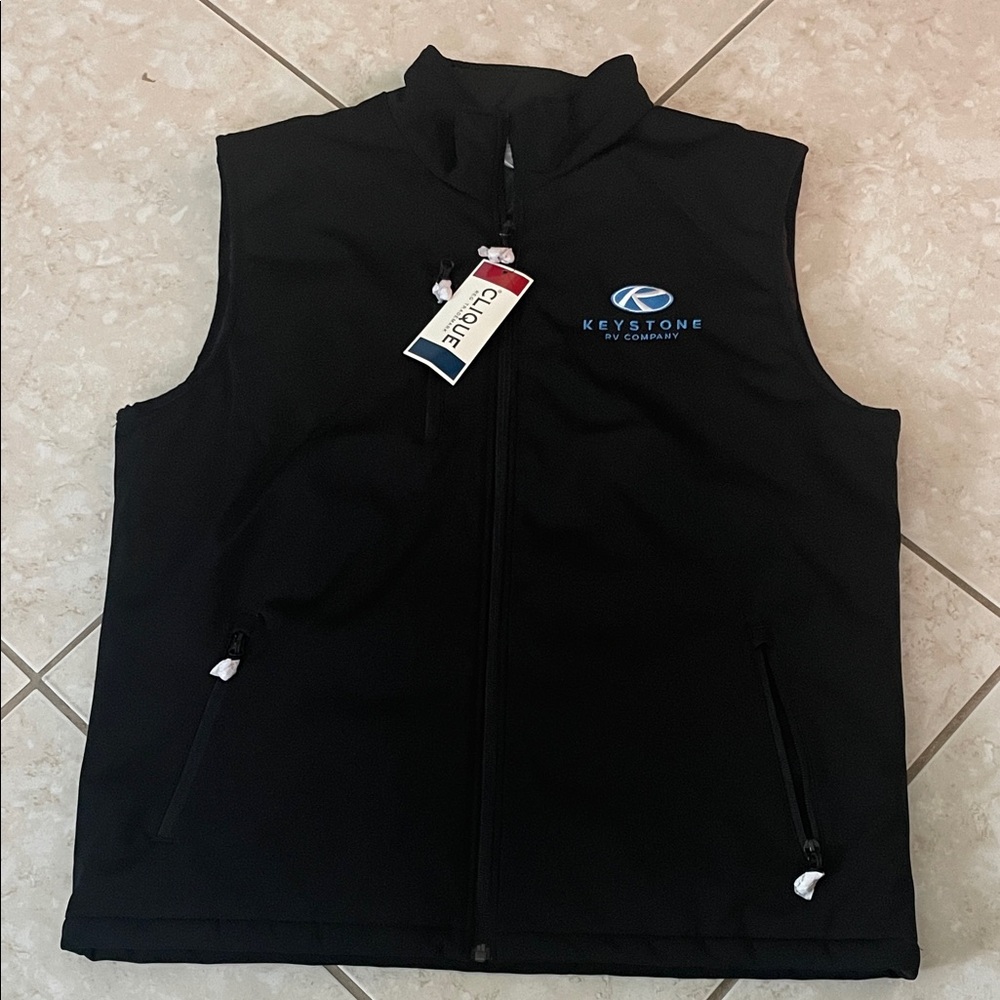 Black puffy Keystone Vest